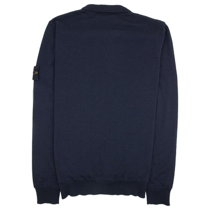 Stone Island 526c4 Knitted Sweatshirt Navy V0020