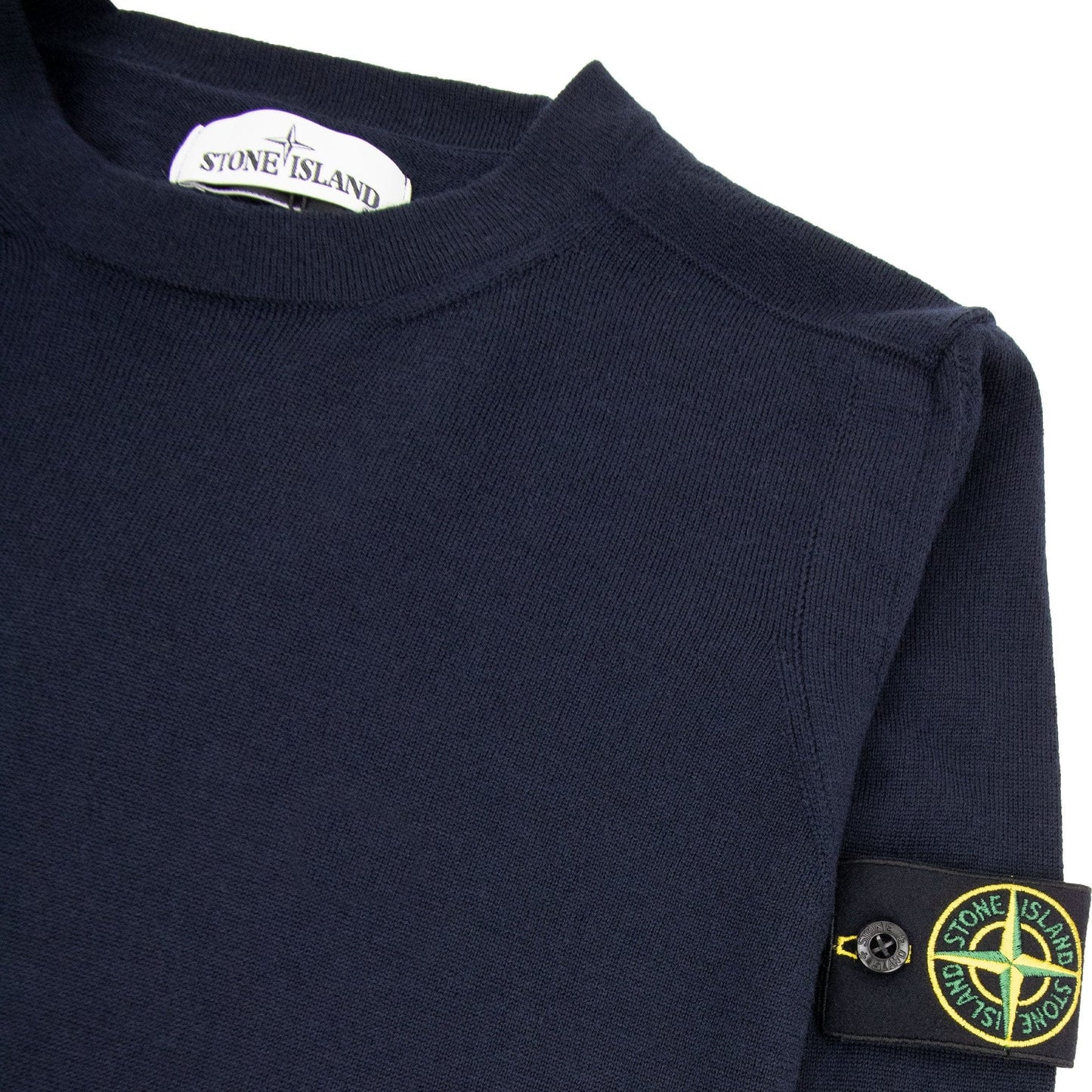 Stone Island 526c4 Knitted Sweatshirt Navy V0020