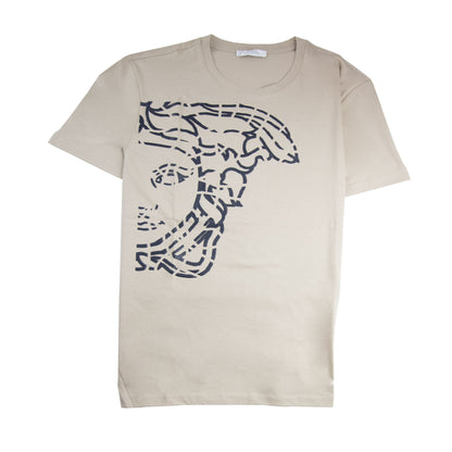Versace Collection Rubber Medusa T-shirt Beige