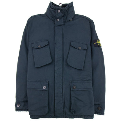 Stone Island David-tc Primaloft Insulation Field Jacket Navy Blue V0020