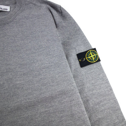 Stone Island 524c4 Crewneck Wool Knit Grey V0060