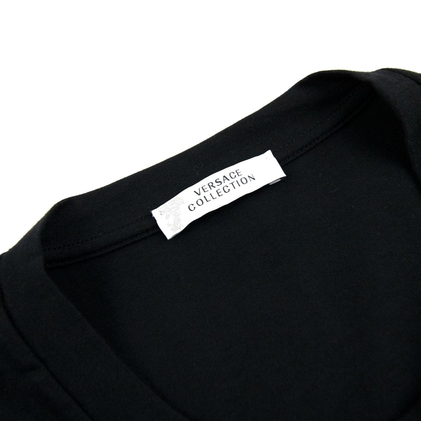 Versace Collection Branch Print T-shirt Black