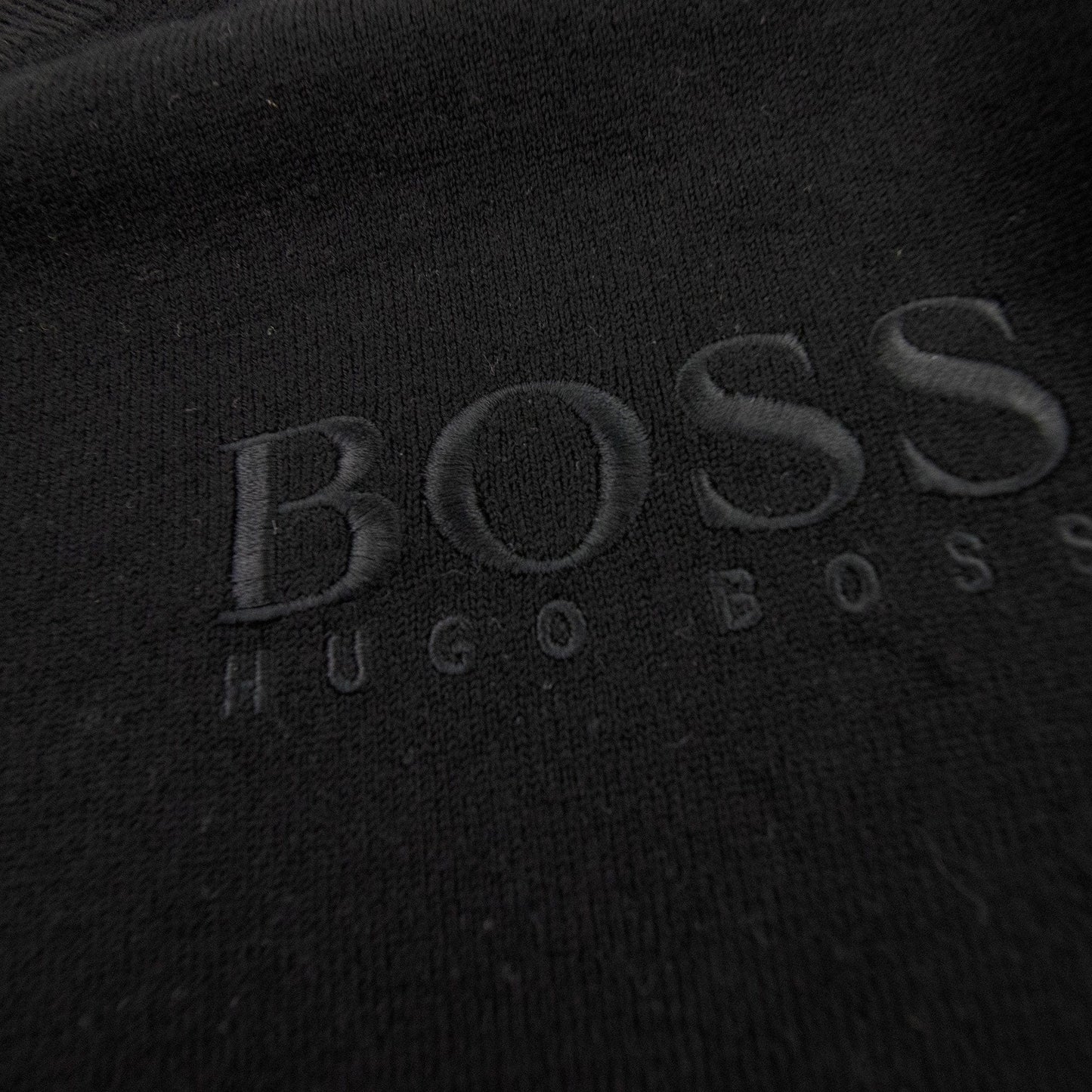 Hugo Boss V Neck Knitted Sweatshirt Black