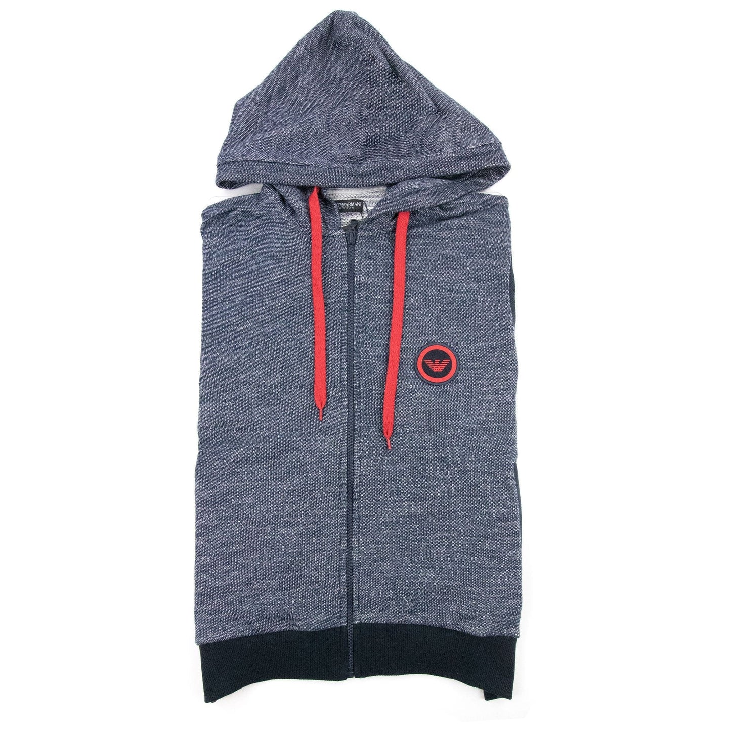 Emporio Armani Sleeveless Hoodied Sweater