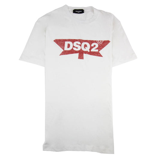 Dsquared2 Dsq2 Logo Print T Shirt White