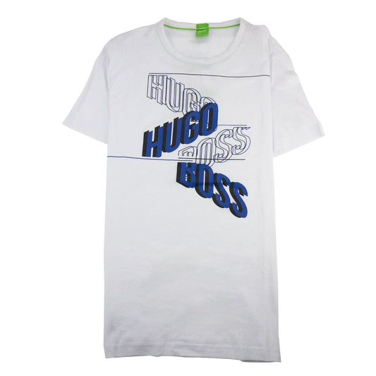 Hugo Boss Shadow Print Logo Tee 2 T Shirt White 100