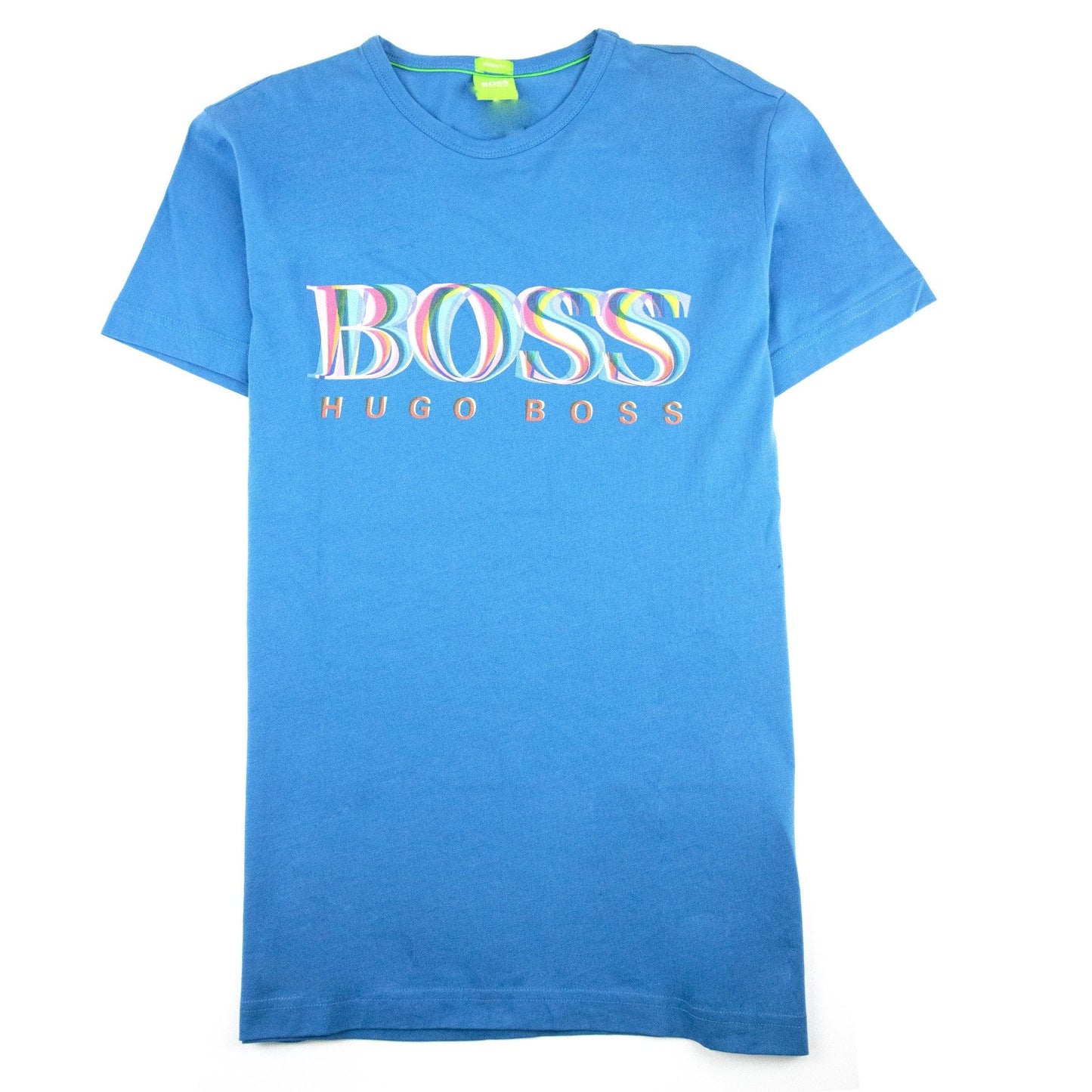 Hugo Boss Tee 7 Logo T Shirt Blue
