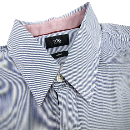 Hugo Boss Ronny 36 Modern L/s Shirt Blue/white SA30