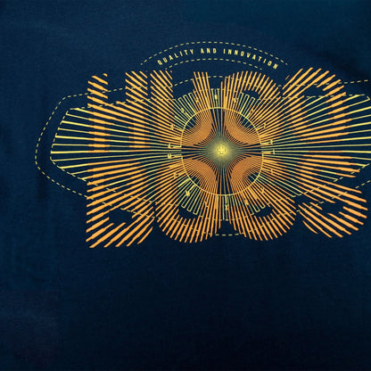 Hugo Boss Tee 2 Logo T Shirt Navy 410 SA30