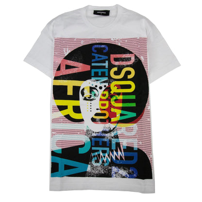 Dsquared2 Caten Brothers Logo T Shirt White SA30