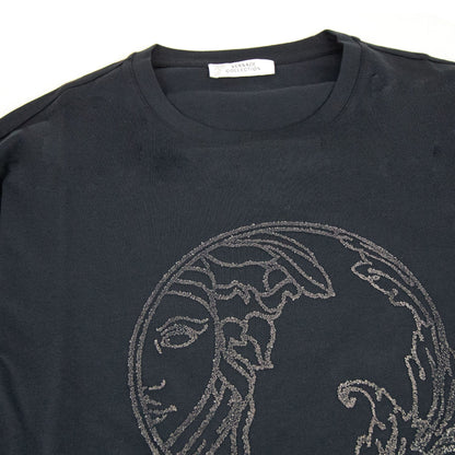 Versace Collection Medusa L/s T Shirt Navy