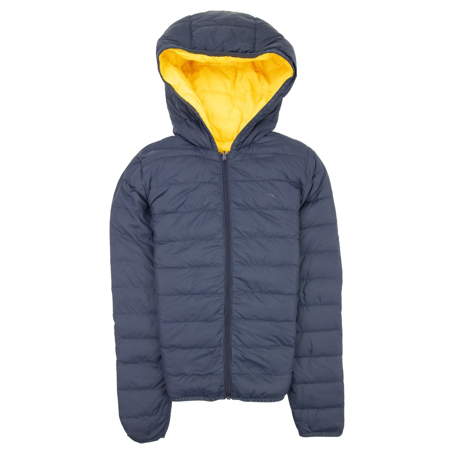 Hugo Boss Kids Reversible Padded Jacket Navy/yellow