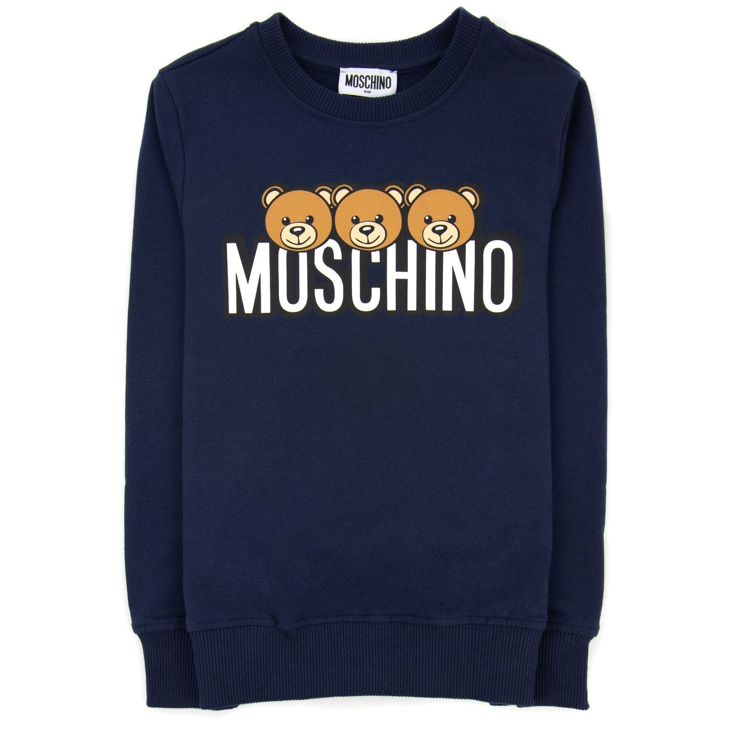 Moschino Kids Teddy Bear Sweatshirt Blue Navy 40016