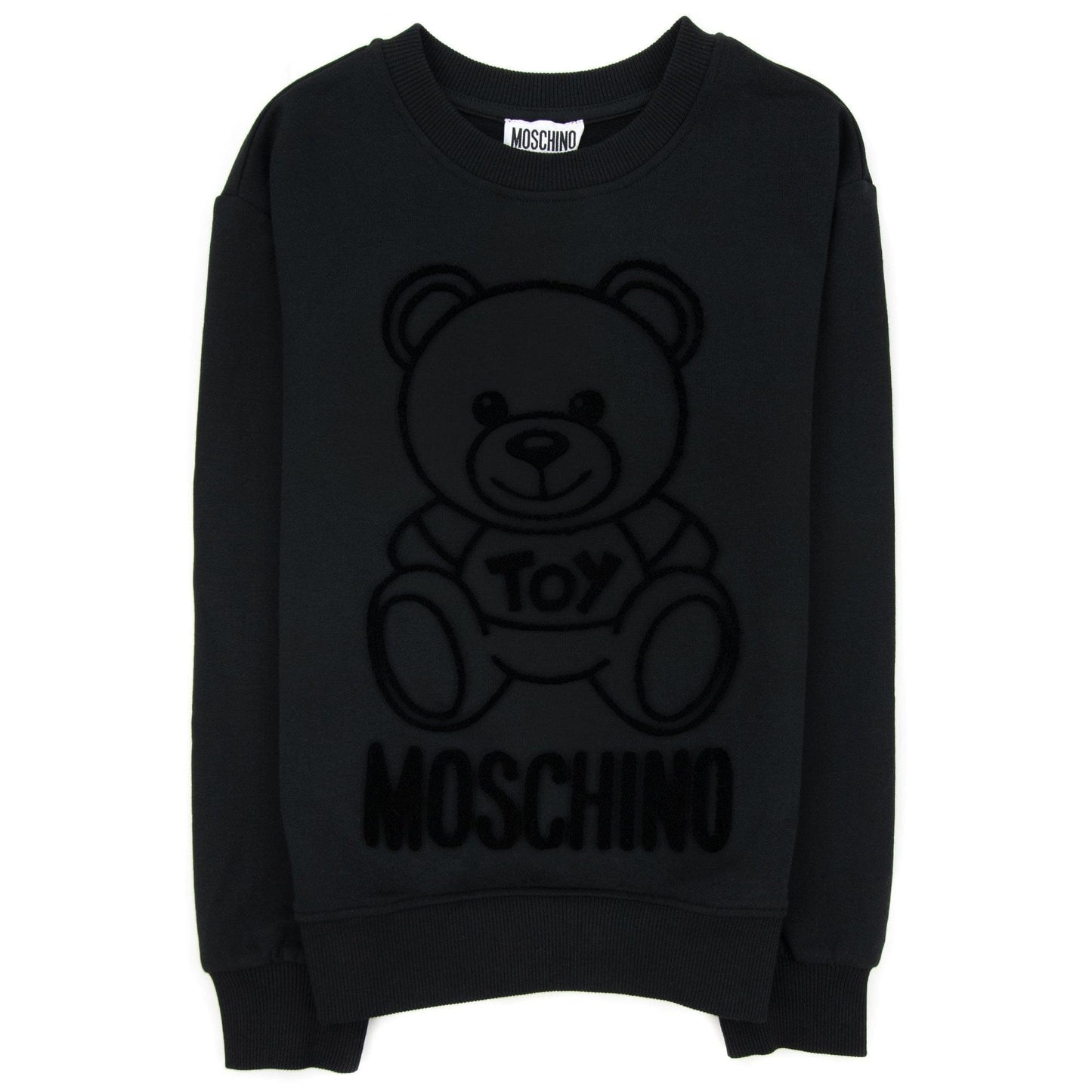 Moschino Kids Embroidered Bear Sweatshirt Black 60100