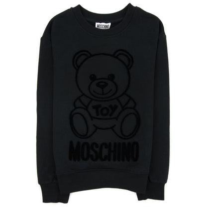 Moschino Kids Embroidered Bear Sweatshirt Black 60100