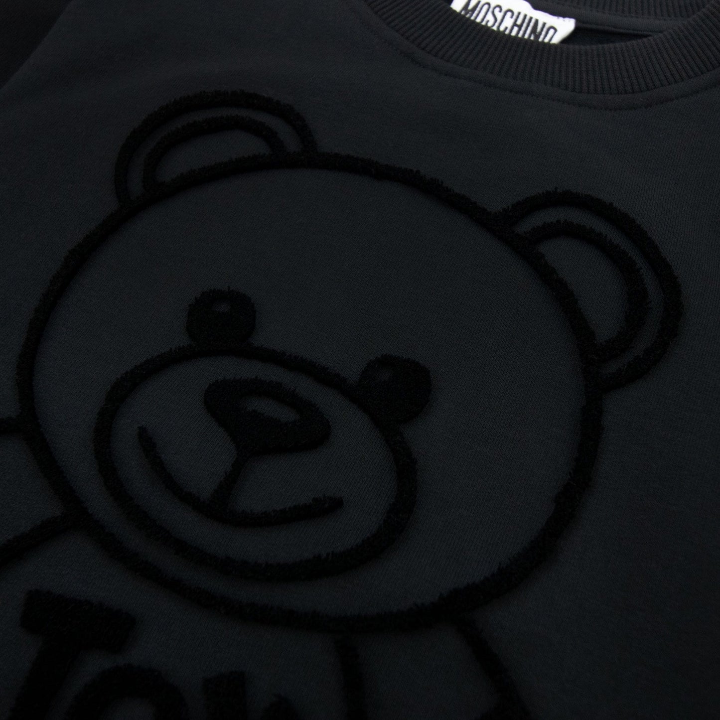 Moschino Kids Embroidered Bear Sweatshirt Black 60100