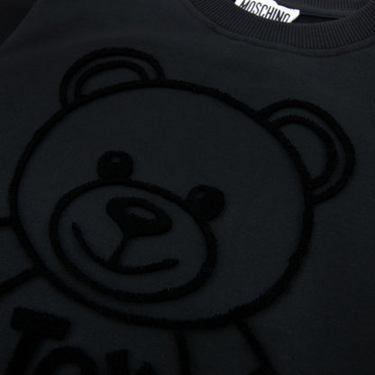 Moschino Kids Embroidered Bear Sweatshirt Black 60100