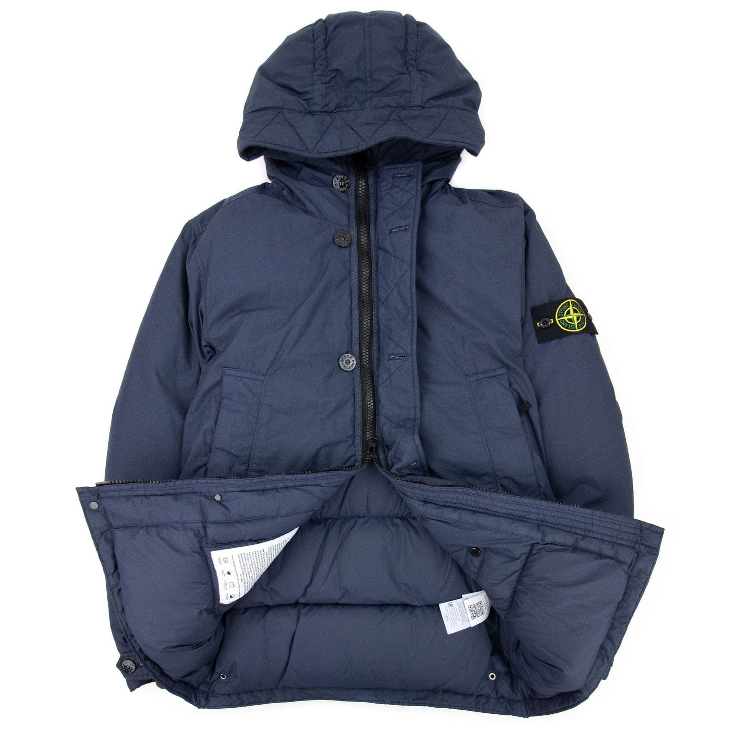 Stone Island 42732 Naslan Light Watro Down Jacket Blue V0028