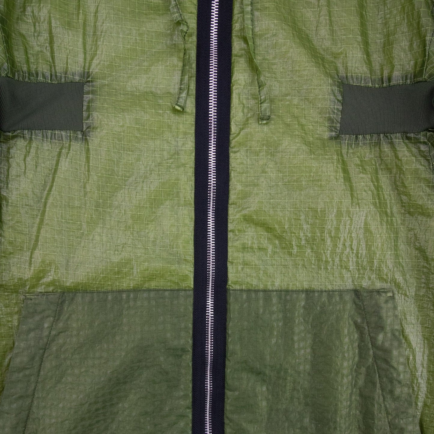Stone Island Shadow Project 40203 Dual Grid Contour Parka Green V0058
