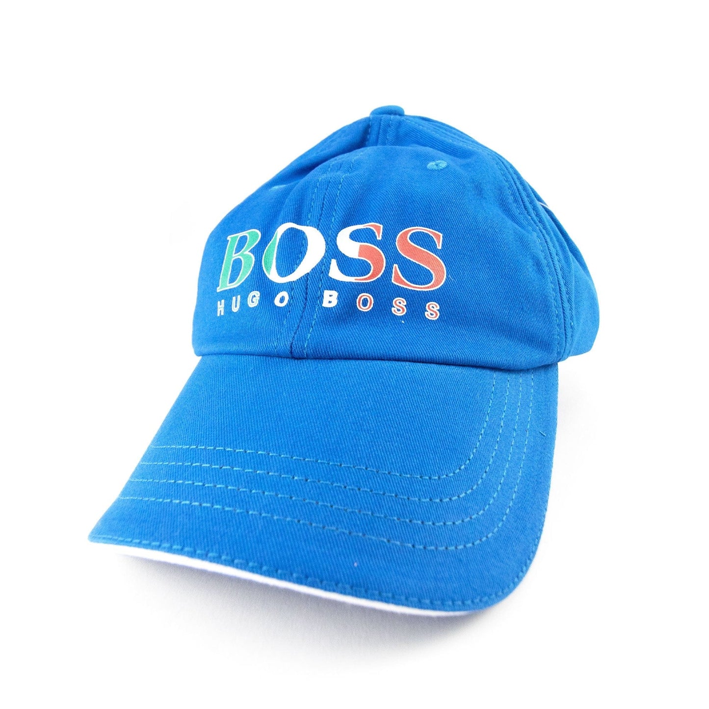 Hugo Boss Kids Adjustable Logo Print Cap Elec Blue