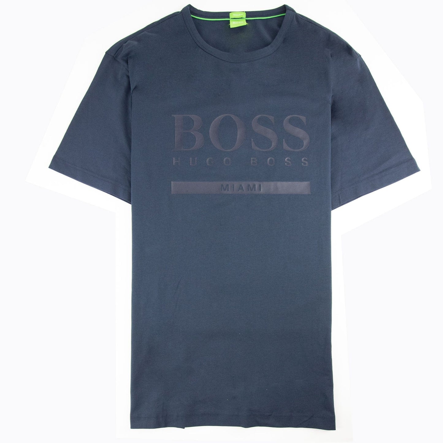 Hugo Boss Tee City Logo T Shirt Navy