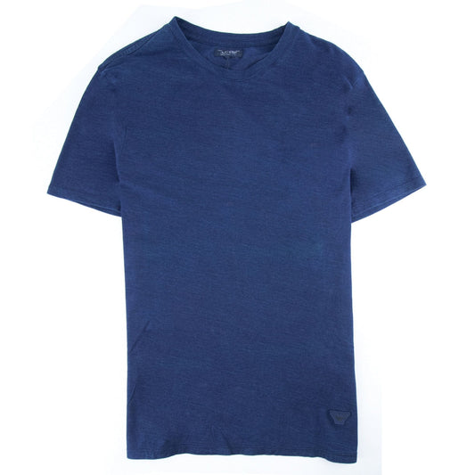 Armani Jeans Eagle Logo Crewneck T Shirt Blue
