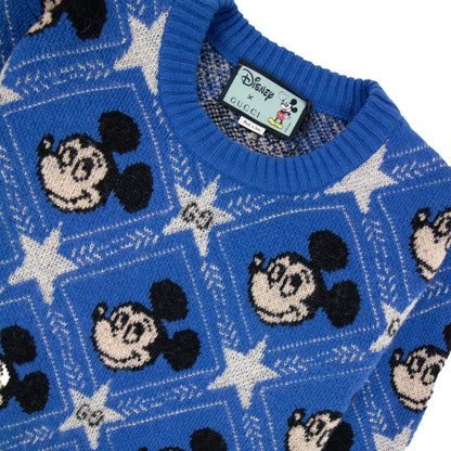 Gucci Disney X Gucci Wool Jumper Blue