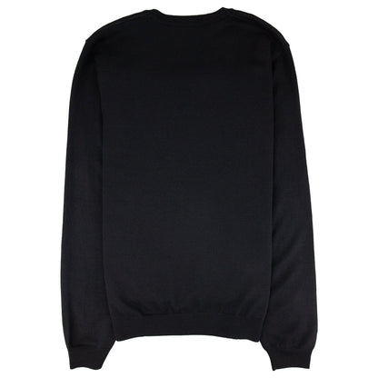 Versace Collection Fantasia Medusa Knitted Jumper Black