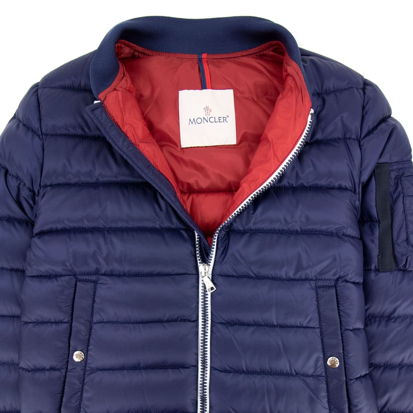 Moncler Junior Aidan Down Jacket Navy Blue