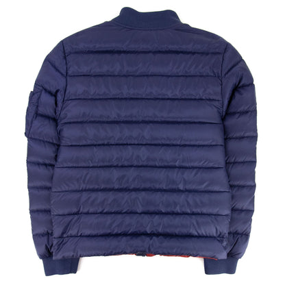 Moncler Junior Aidan Down Jacket Navy Blue