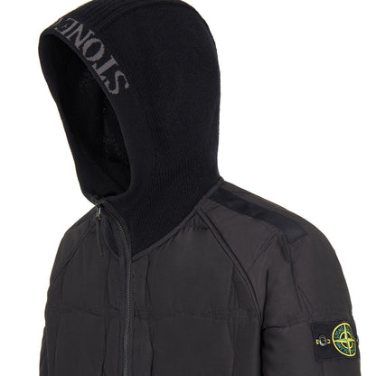 Stone Island Black Cupro Cotton Stella Jacket