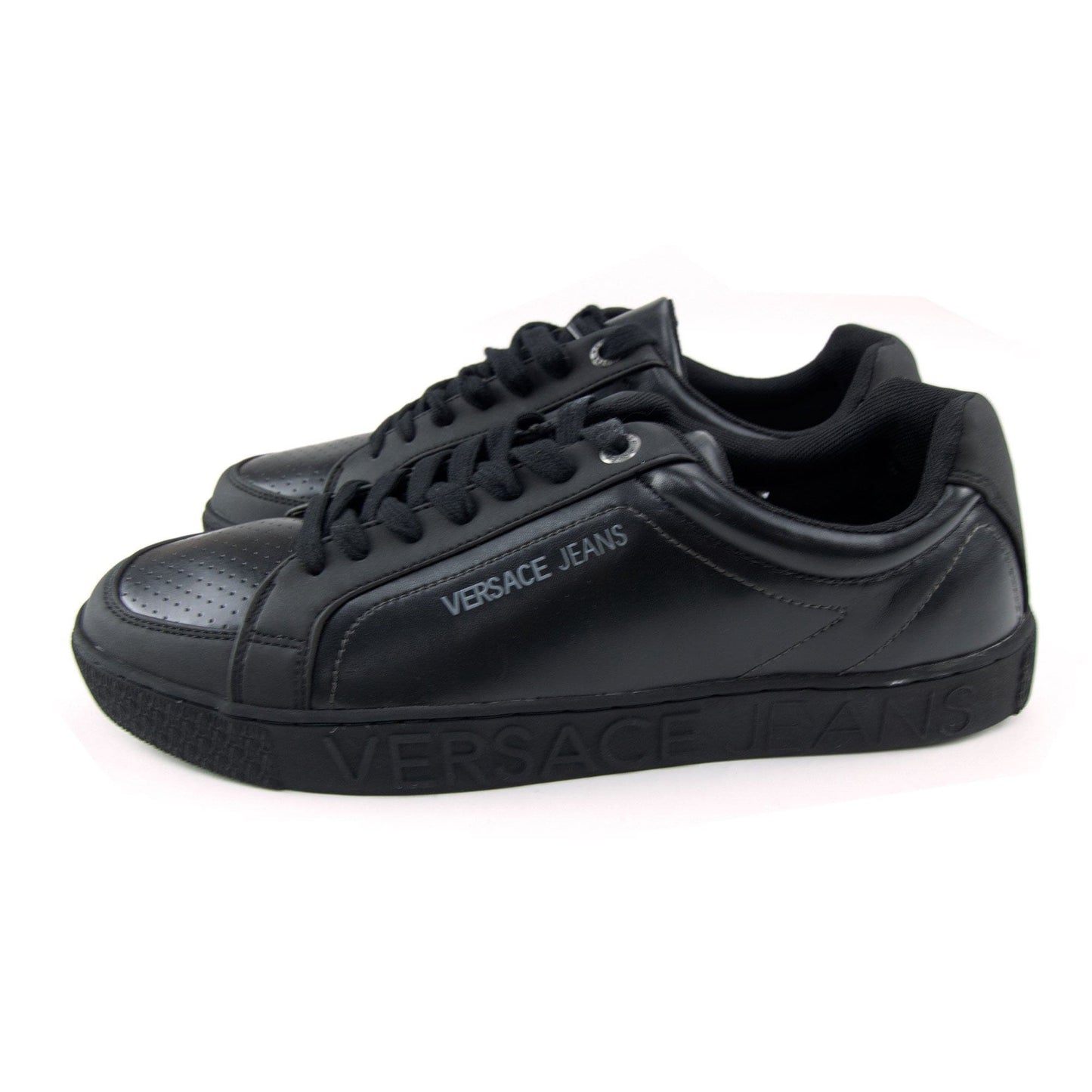 Versace Jeans Logo Casual Low Trainer Black