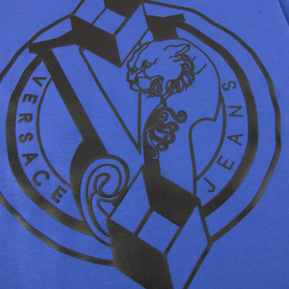 Versace Jeans Logo Light Fleece Sweatshirt Elec Blue.