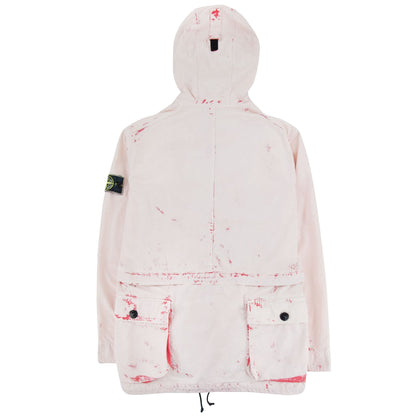 Stone Island Hand Corrosion On Raso Jacket Pink