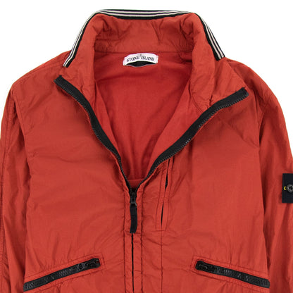 Stone Island Garment Dyed Crinkle Reps Jacket Red V0015