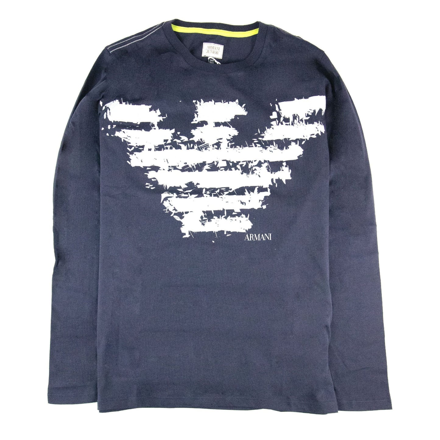 Armani Jeans Eagle Logo T Shirt Navy Blue