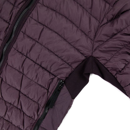Stone Island Garment Dyed Micro Yarn Zip Jacket Maroon