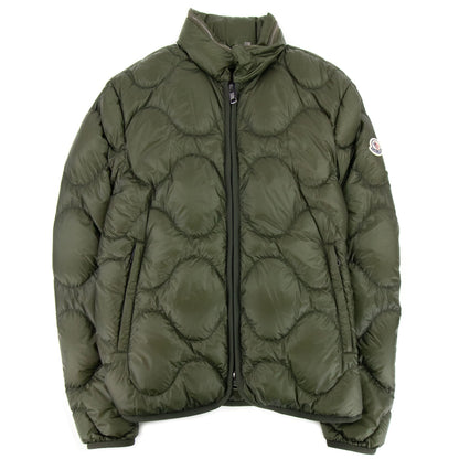 Moncler Saire Quilted Hooded Jacket Khaki