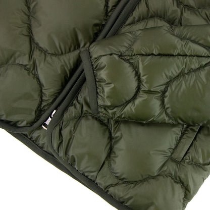 Moncler Saire Quilted Hooded Jacket Khaki