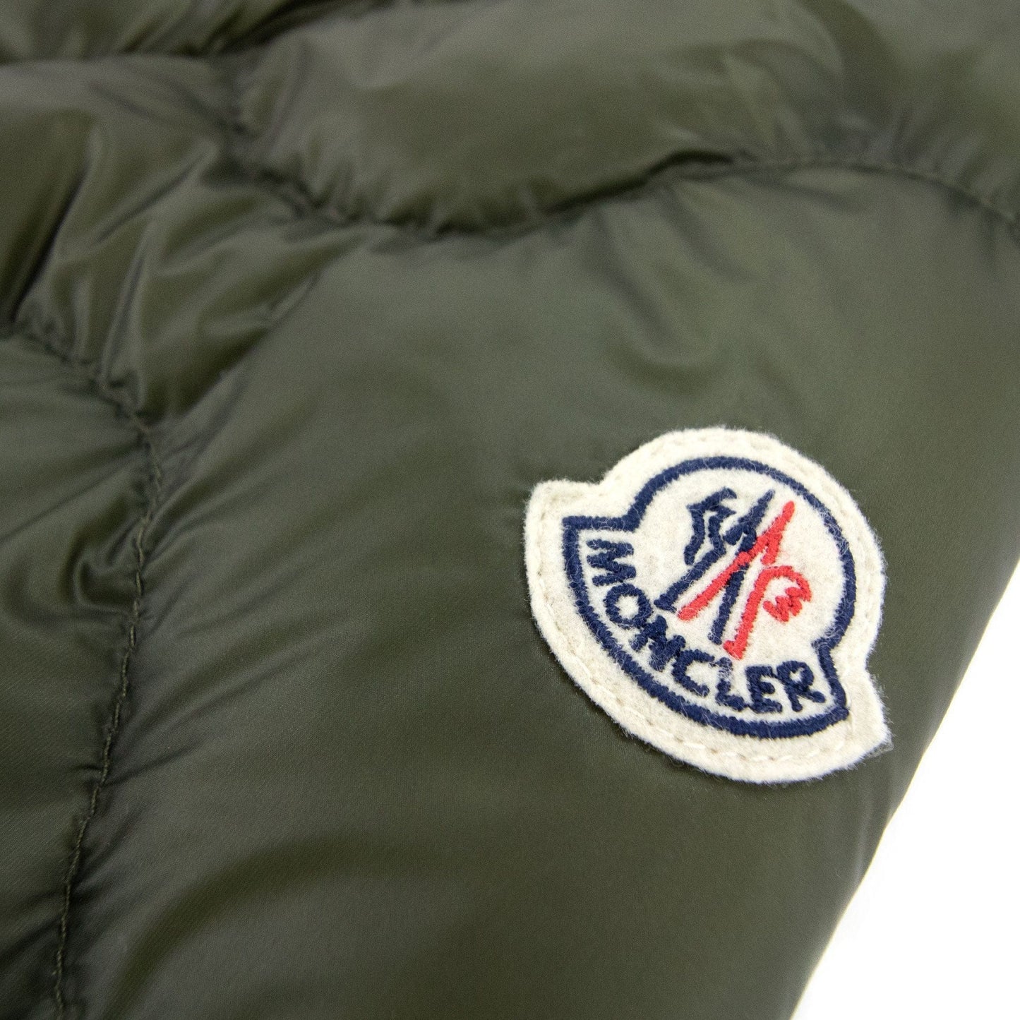 Moncler Saire Quilted Hooded Jacket Khaki