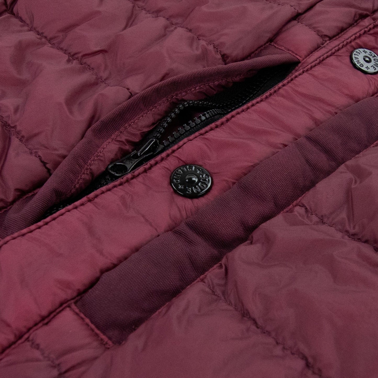 Stone Island Garment Dyed Micro Yarn Jacket Red V0012