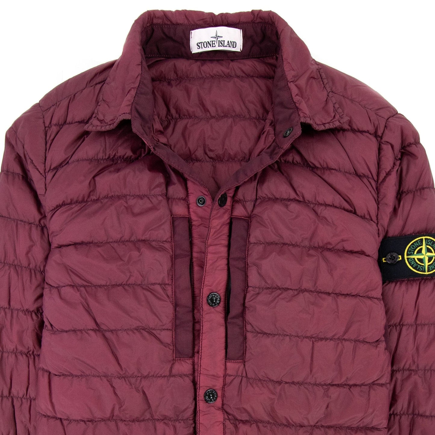 Stone Island Garment Dyed Micro Yarn Jacket Red V0012