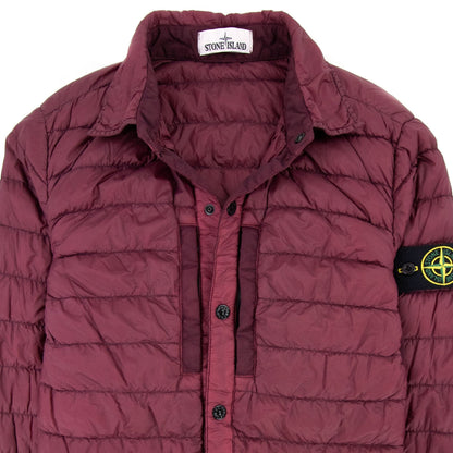 Stone Island Garment Dyed Micro Yarn Jacket Red V0012