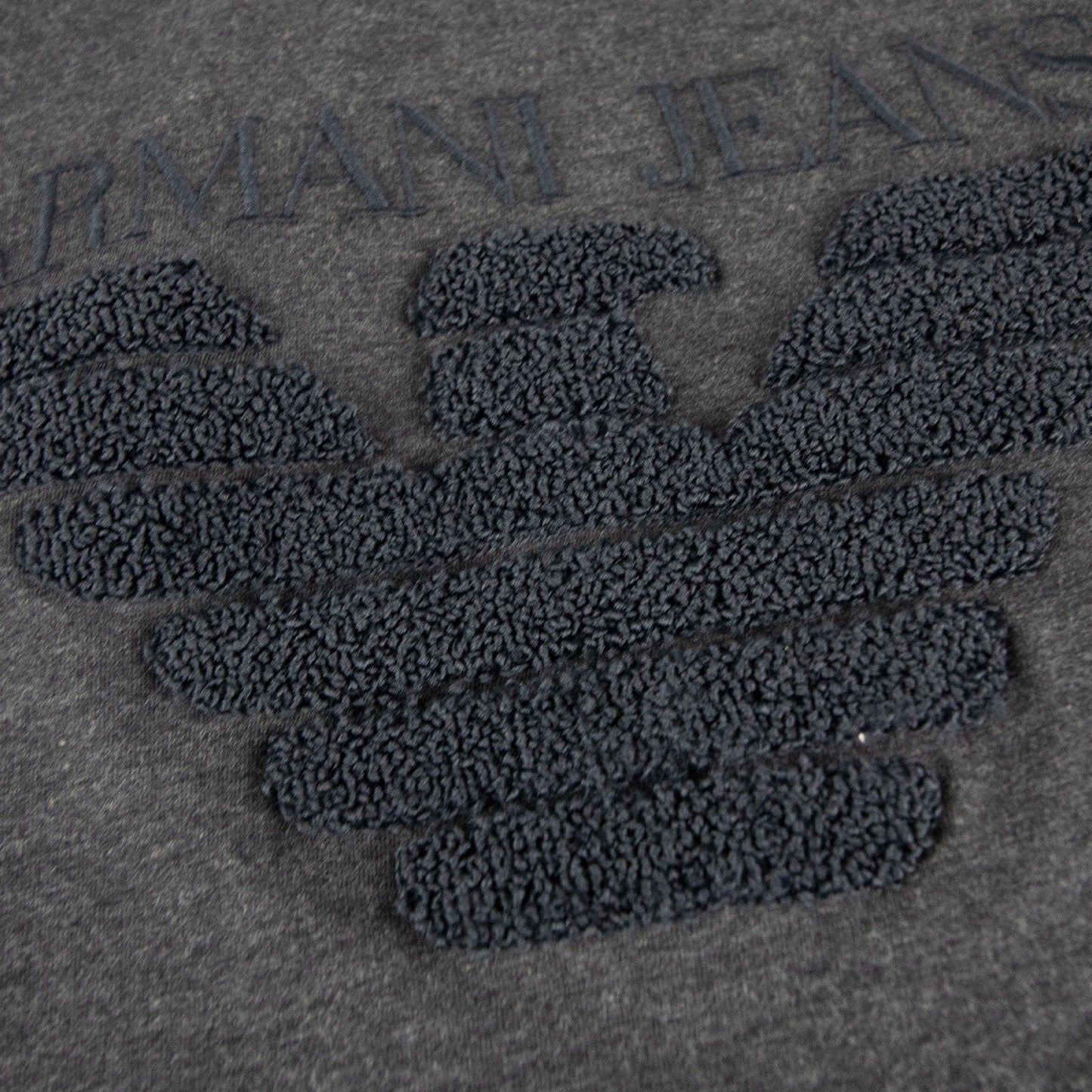 Armani Jeans Eagle Logo L/s T Shirt Grigio Grey