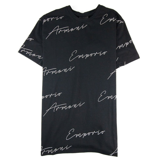 Emporio Armani Signiture Logo T Shirt Black