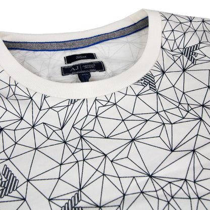 Armani Jeans Graphic Print T Shirt Fantasia