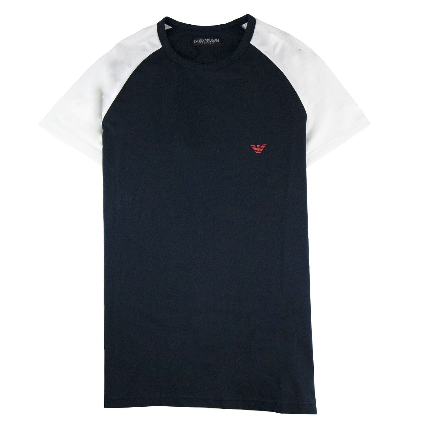 Emporio Armani Eagle Logo Crewneck T Shirt Navy