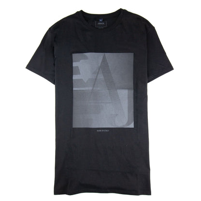 Armani Jeans Collezioni Logo T Shirt Black