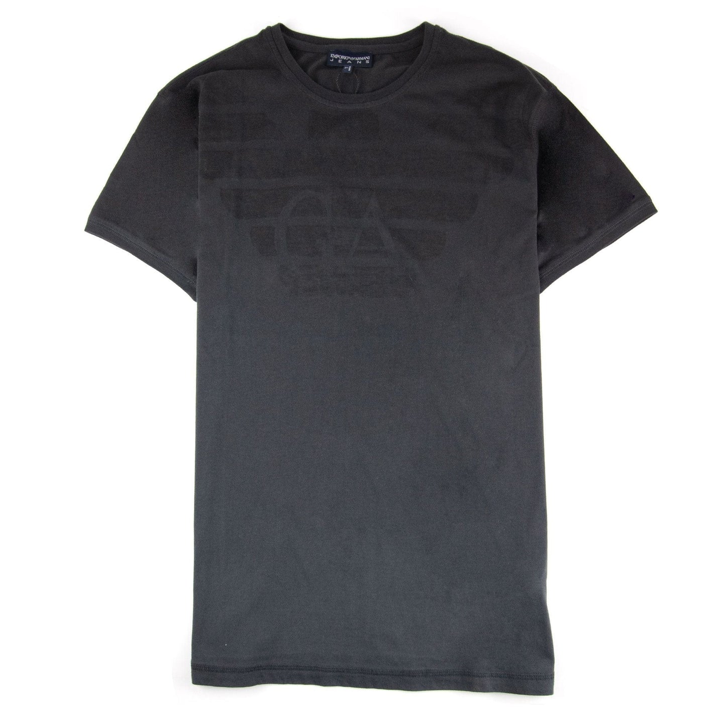 Emporio Armani Eagle Logo T Shirt Grigio