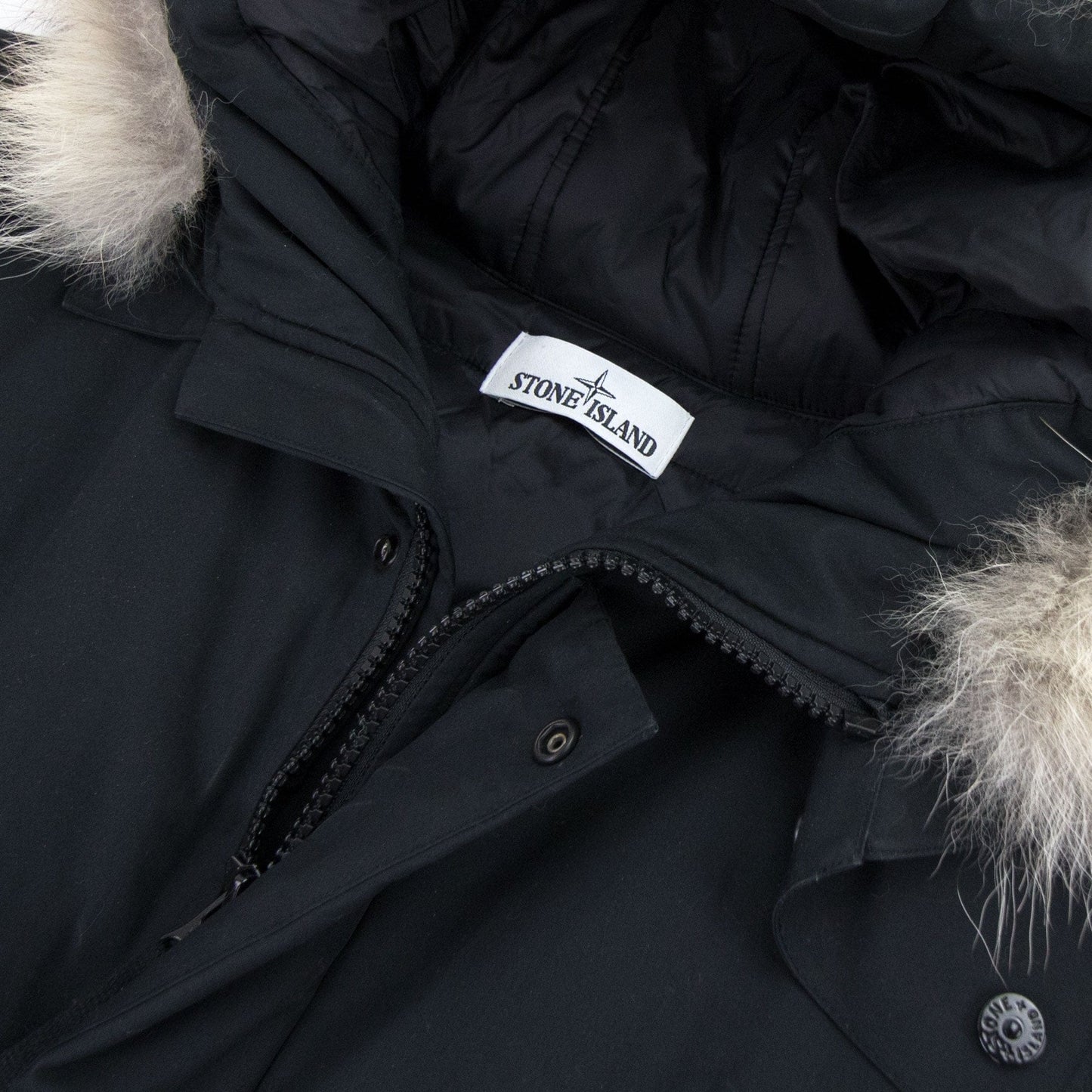 Stone Island Water Repellent Supima Parka Black